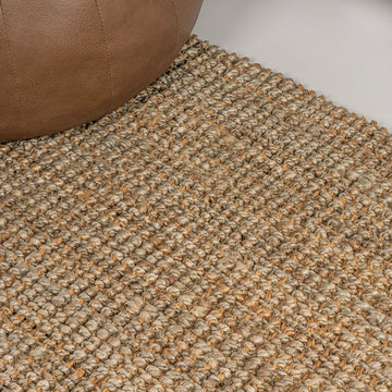 Biot Traditional Rustic Handwoven Jute Area Rug
